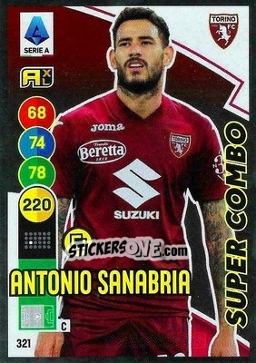 Sticker Antonio Sanabria - Calciatori 2021-2022. Adrenalyn XL n. 321 - Panini