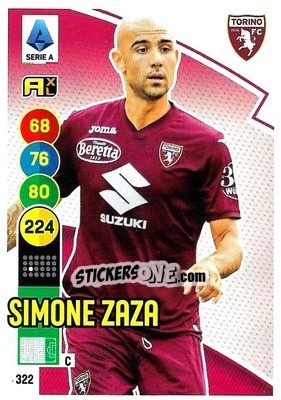 Cromo Simone Zaza - Calciatori 2021-2022. Adrenalyn XL - Panini
