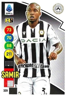 Sticker Samir - Calciatori 2021-2022. Adrenalyn XL n. 329 - Panini