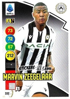 Figurina Marvin Zeegelaar - Calciatori 2021-2022. Adrenalyn XL - Panini