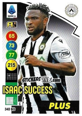 Sticker Isaac Success - Calciatori 2021-2022. Adrenalyn XL - Panini