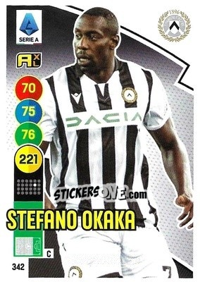 Sticker Stefano Okaka - Calciatori 2021-2022. Adrenalyn XL - Panini