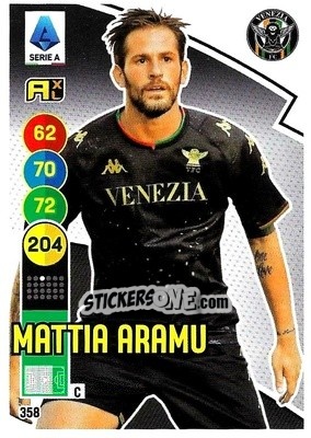 Figurina Mattia Aramu - Calciatori 2021-2022. Adrenalyn XL - Panini