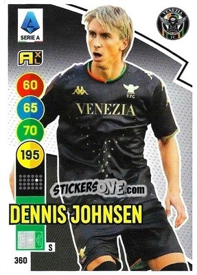 Cromo Dennis Johnsen - Calciatori 2021-2022. Adrenalyn XL - Panini