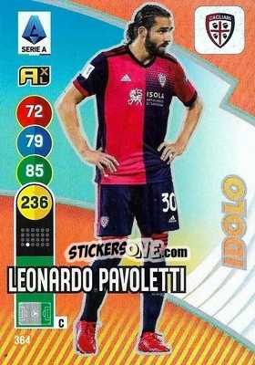 Figurina Leonardo Pavoletti - Calciatori 2021-2022. Adrenalyn XL - Panini