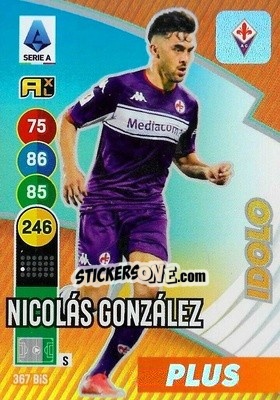 Cromo Nicolás González - Calciatori 2021-2022. Adrenalyn XL - Panini