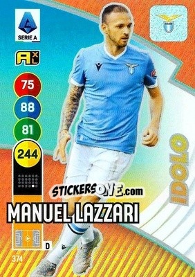 Figurina Manuel Lazzari - Calciatori 2021-2022. Adrenalyn XL - Panini