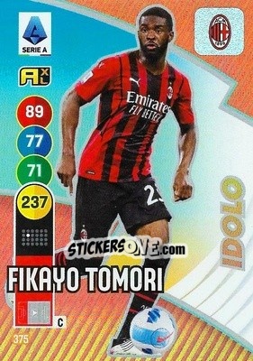 Sticker Fikayo Tomori - Calciatori 2021-2022. Adrenalyn XL n. 375 - Panini