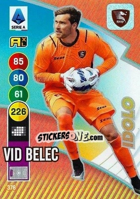 Figurina Vid Belec - Calciatori 2021-2022. Adrenalyn XL - Panini