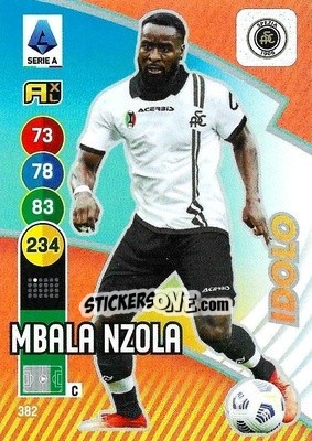 Cromo Mbala Nzola - Calciatori 2021-2022. Adrenalyn XL - Panini