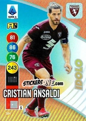 Figurina Cristian Ansaldi - Calciatori 2021-2022. Adrenalyn XL - Panini