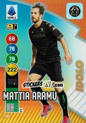 Cromo Mattia Aramu - Calciatori 2021-2022. Adrenalyn XL - Panini