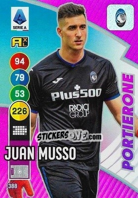 Cromo Juan Musso - Calciatori 2021-2022. Adrenalyn XL - Panini