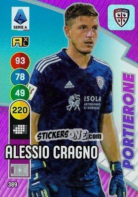 Cromo Alessio Cragno - Calciatori 2021-2022. Adrenalyn XL - Panini