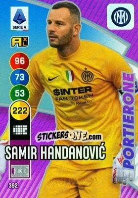 Sticker Samir Handanovic - Calciatori 2021-2022. Adrenalyn XL n. 392 - Panini
