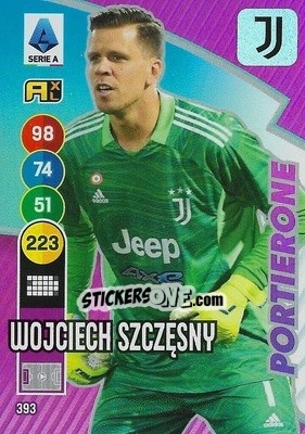 Sticker Wojciech Szczesny - Calciatori 2021-2022. Adrenalyn XL n. 393 - Panini
