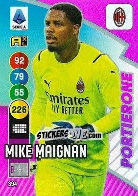 Sticker Mike Maignan - Calciatori 2021-2022. Adrenalyn XL n. 394 - Panini