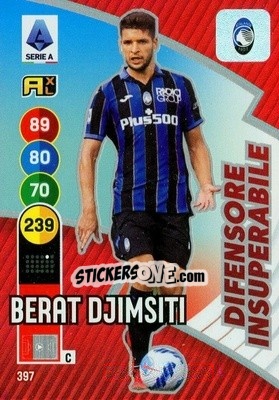 Figurina Berat Djimsiti - Calciatori 2021-2022. Adrenalyn XL - Panini