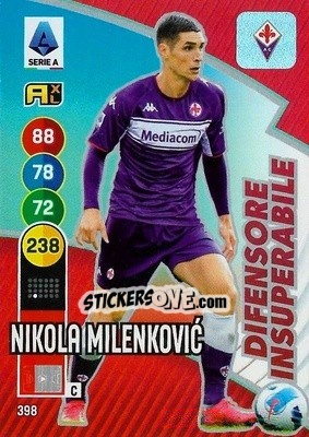 Sticker Nikola Milenkovic - Calciatori 2021-2022. Adrenalyn XL - Panini