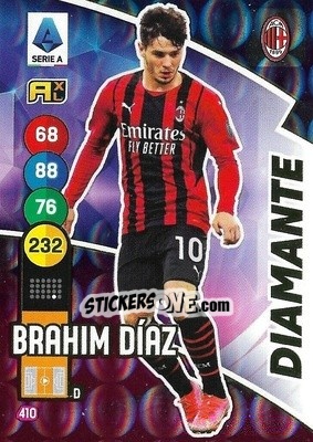 Sticker Brahim Diaz - Calciatori 2021-2022. Adrenalyn XL - Panini