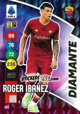 Sticker Roger Ibañez - Calciatori 2021-2022. Adrenalyn XL n. 412 - Panini