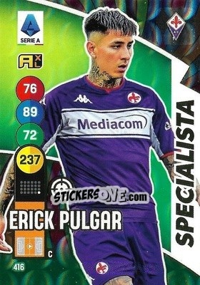 Figurina Erick Pulgar - Calciatori 2021-2022. Adrenalyn XL - Panini
