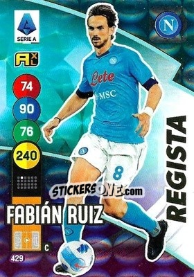 Sticker Mario Rui - Calciatori 2021-2022. Adrenalyn XL n. 429 - Panini