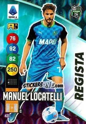 Figurina Manuel Locatelli - Calciatori 2021-2022. Adrenalyn XL - Panini