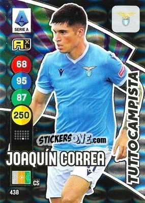 Sticker Joaquin Correa - Calciatori 2021-2022. Adrenalyn XL n. 438 - Panini