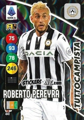 Cromo Roberto Pereyra - Calciatori 2021-2022. Adrenalyn XL - Panini