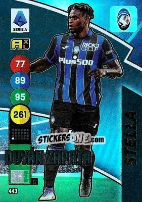 Sticker Duván Zapata - Calciatori 2021-2022. Adrenalyn XL n. 443 - Panini
