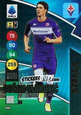 Sticker Dusan Vlahovic - Calciatori 2021-2022. Adrenalyn XL n. 444 - Panini