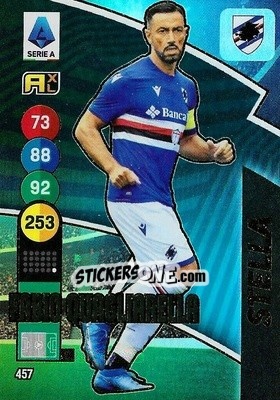 Sticker Fabio Quagliarella - Calciatori 2021-2022. Adrenalyn XL n. 457 - Panini