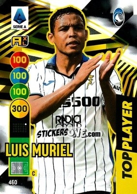 Sticker Luis Muriel - Calciatori 2021-2022. Adrenalyn XL n. 460 - Panini
