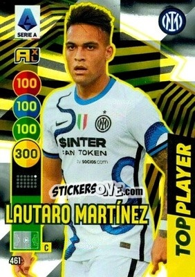 Sticker Lautaro Martinez - Calciatori 2021-2022. Adrenalyn XL n. 461 - Panini