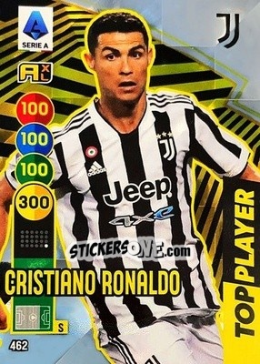 Sticker Cristiano Ronaldo - Calciatori 2021-2022. Adrenalyn XL n. 462 - Panini