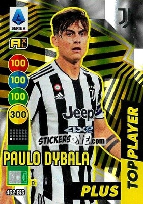 Sticker Paulo Dybala - Calciatori 2021-2022. Adrenalyn XL n. 462bis - Panini