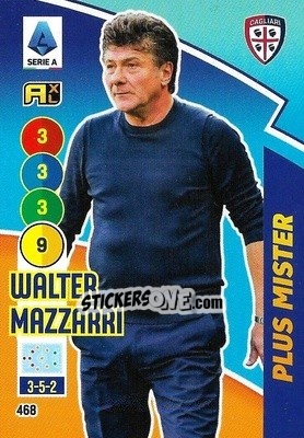 Figurina Walter Mazzarri - Calciatori 2021-2022. Adrenalyn XL - Panini
