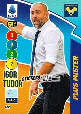 Figurina Igor Tudor - Calciatori 2021-2022. Adrenalyn XL - Panini