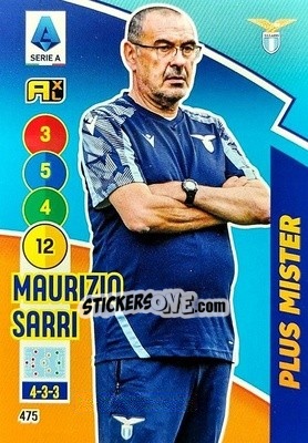 Figurina Maurizio Sarri - Calciatori 2021-2022. Adrenalyn XL - Panini