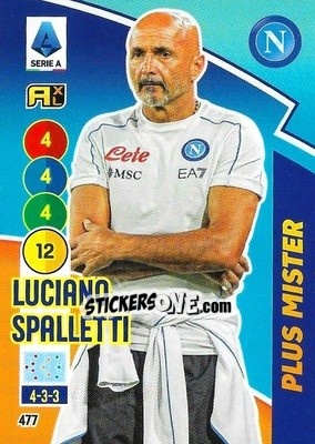 Figurina Luciano Spalletti - Calciatori 2021-2022. Adrenalyn XL - Panini