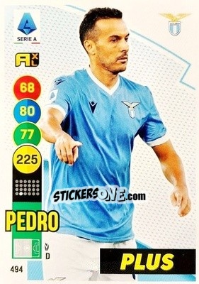 Sticker Pedro - Calciatori 2021-2022. Adrenalyn XL n. 494 - Panini