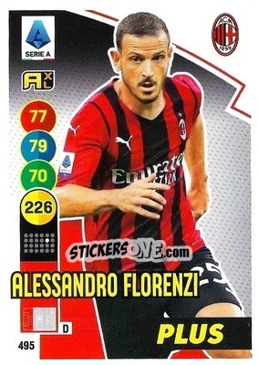 Cromo Alessandro Florenzi - Calciatori 2021-2022. Adrenalyn XL - Panini