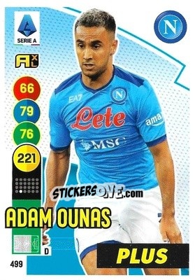 Sticker Adam Ounas - Calciatori 2021-2022. Adrenalyn XL - Panini