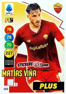 Sticker Matías Viña - Calciatori 2021-2022. Adrenalyn XL n. 500 - Panini