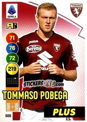 Figurina Tommaso Pobega - Calciatori 2021-2022. Adrenalyn XL - Panini