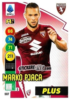 Sticker Marko Pjaca - Calciatori 2021-2022. Adrenalyn XL n. 507 - Panini