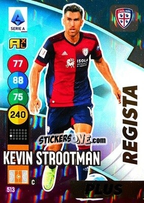Cromo Kevin Strootman - Calciatori 2021-2022. Adrenalyn XL - Panini
