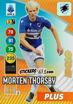 Figurina Morten Thorsby - Calciatori 2021-2022. Adrenalyn XL - Panini