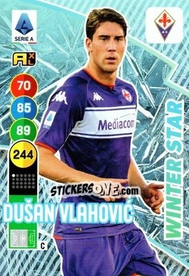 Figurina Dusan Vlahovic - Calciatori 2021-2022. Adrenalyn XL - Panini
